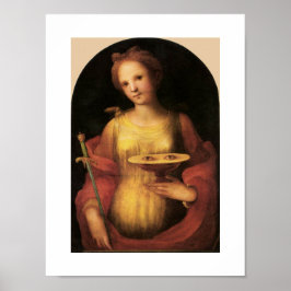 Sankta Lucia av Domenico Beccafumi, 1521 Poster
