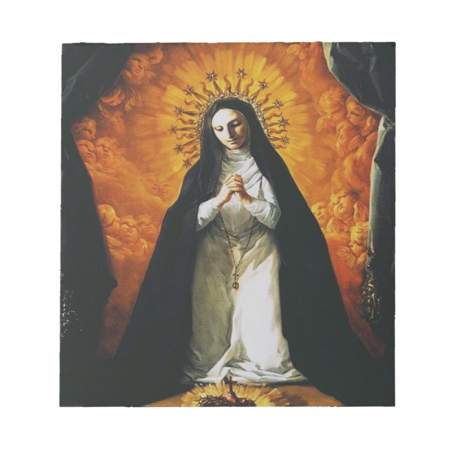 Sankta Margareta Maria Alacoque Anteckningsblock (Framsida)