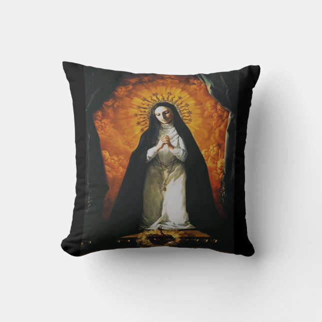 Sankta Margareta Maria Alacoque Kudde (Framsida)