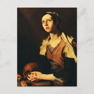 Sankta Maria från Egypten av Jusepe de Ribera Vykort
