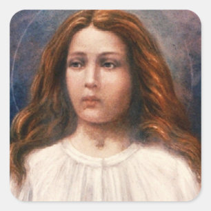 Sankta Maria Goretti Fyrkantigt Klistermärke