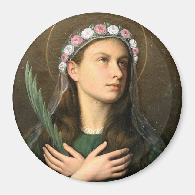 Sankta Maria Goretti Magnet (Framsidan)