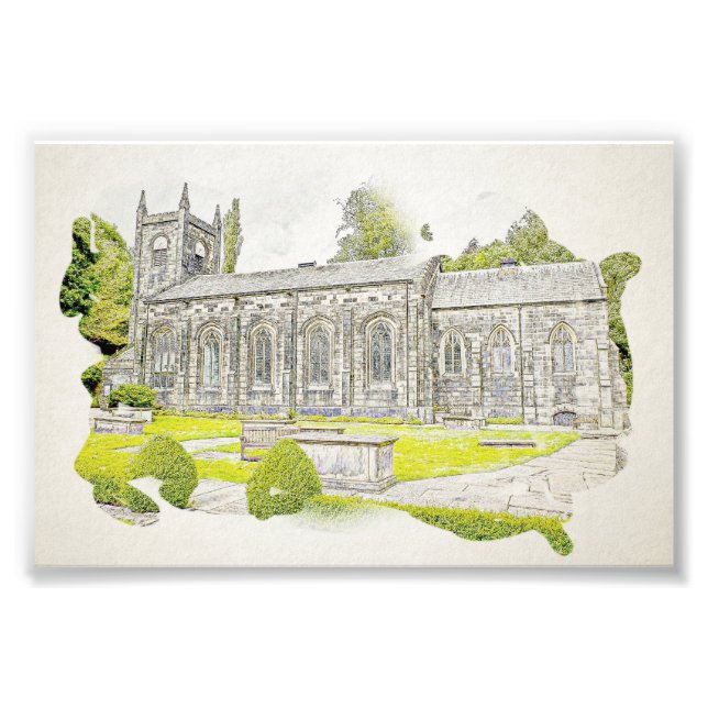 Sankta Maria kyrka, Luddenden Fototryck (Framsidan)