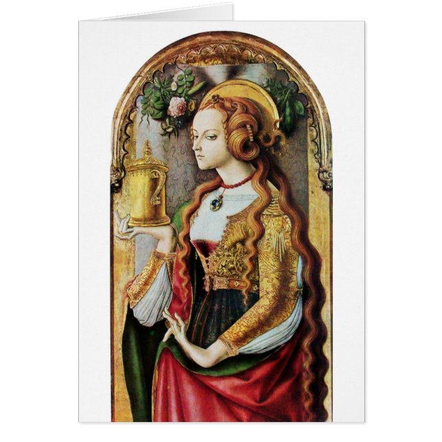 SANKTA MARIA MAGDALENA HÄLSNINGSKORT (Framsidan)