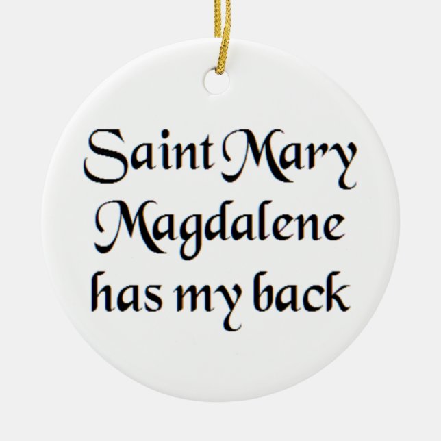 Sankta Maria Magdalena kaffemugg Julgransprydnad Keramik (Framsidan)