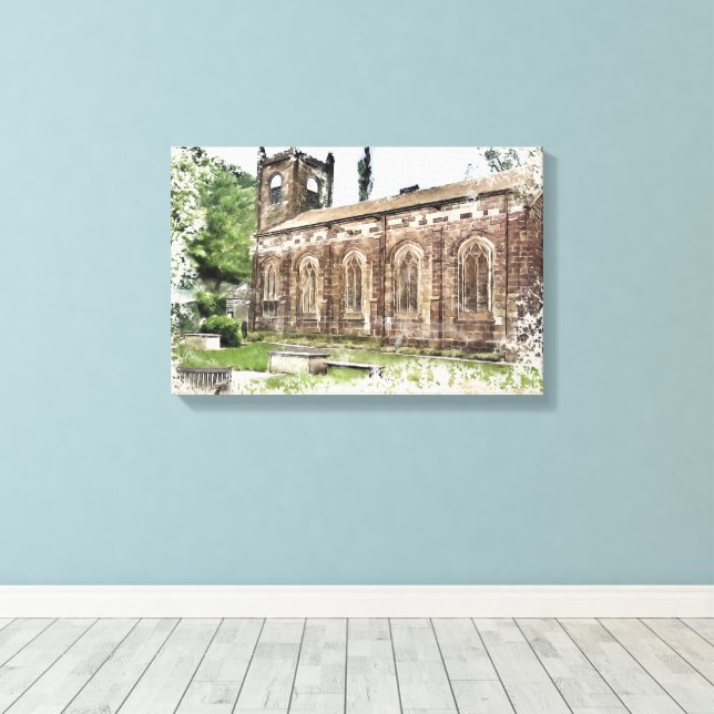 Sankta Marias kyrka, Luddenden Canvastryck (Insitu (trägolv))