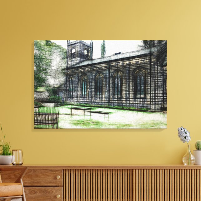 Sankta Marias kyrka, Luddenden Canvastryck (Insitu (Vardagsrum))