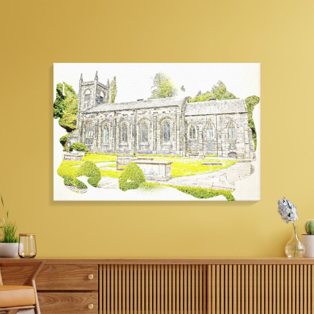 Sankta Marias kyrka, Luddenden Canvastryck (Insitu (Vardagsrum))