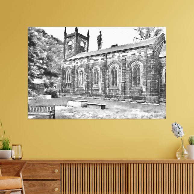 Sankta Marias kyrka, Luddenden Canvastryck (Insitu (Vardagsrum))