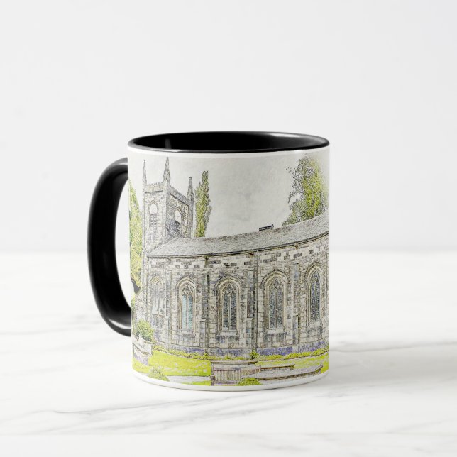 Sankta Marias kyrka, Luddenden Mugg (Framsida vänster)