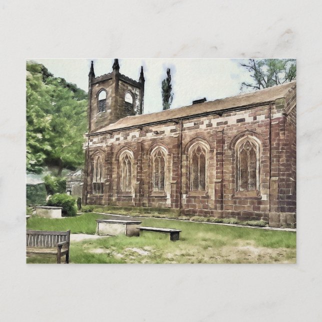 Sankta Marias kyrka, Luddenden Vykort (Framsida)