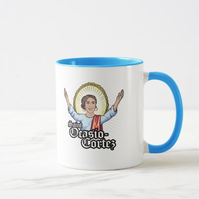 Sankta Ocasio-Cortez Mugg (Höger)