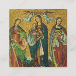 Sankta Perpetua och Felicitas Fyrkantigt Visitkort