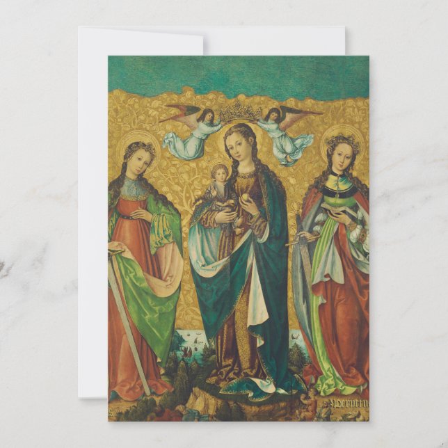 Sankta Perpetua och Felicitas Julkort (Framsida)