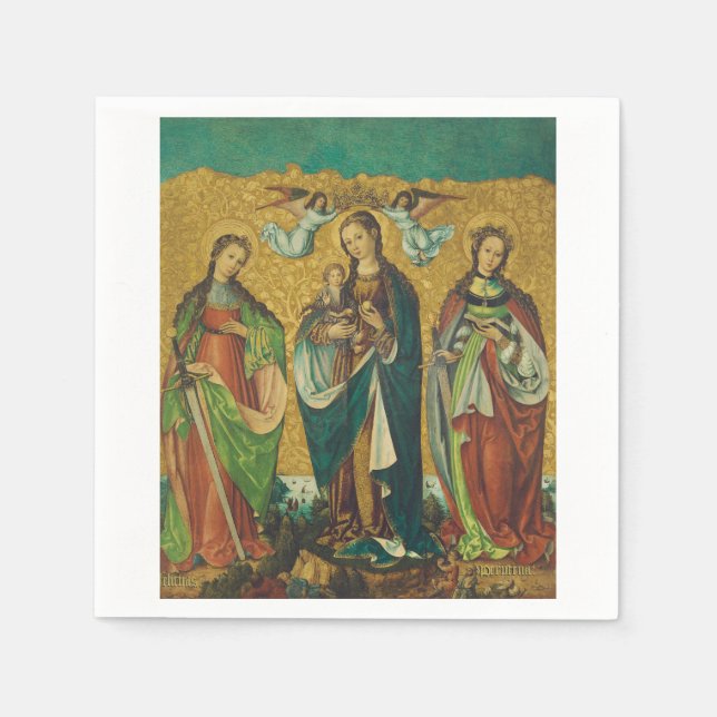 Sankta Perpetua och Felicitas Pappersservett (Framsidan)