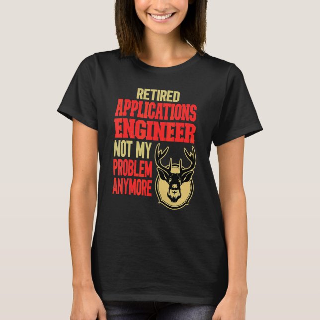 Sänkta program Ingenjör Hjort Hunting T Shirt (Framsida)