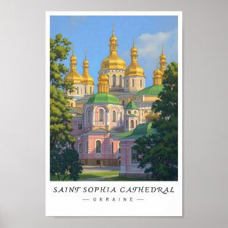 Sankta Sofia-katedralen Ukraina Väggkonst, Kiev Poster