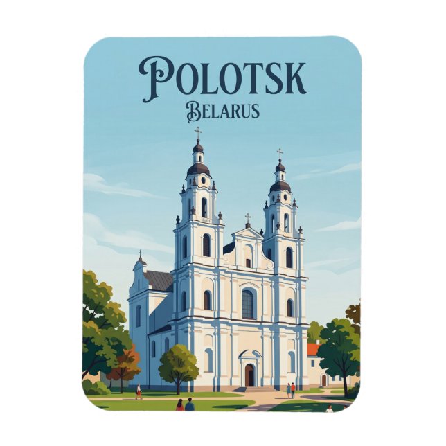 Sankta Sofia-katedralen Vitryssland Magnet (Vertikal)