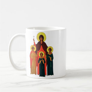 Sankta Sofia och hennes döttrar De eviga dygderna Kaffemugg