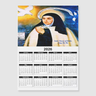Sankta Teresa av Avila 2026 Kalender