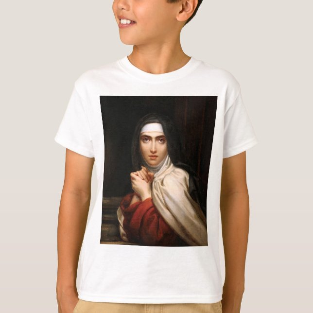 Sankta Teresa av Jesus T Shirt (Framsida)