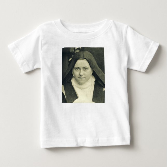 Sankta Therese av Jesusbarnet och det heliga ansik T Shirt (Framsida)