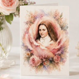 Sankta Thérèse av Lisieux "Allt är nåd" Kort