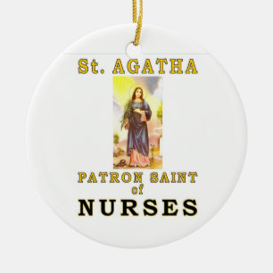 SANKTT AGATHA JULGRANSPRYDNAD KERAMIK