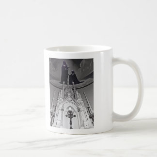 Sanktt Annes katolsk kyrka på den Mackinac ön Kaffemugg
