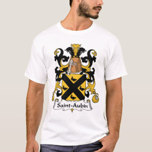 Sanktt-Aubin familjvapensköld T-shirt