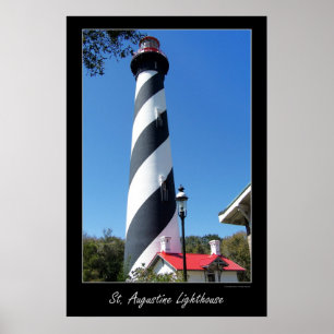 Sanktt Augustin Florida fyr Poster