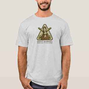 Sanktt Barbara, skyddshelgon av artillerymen T-shirt