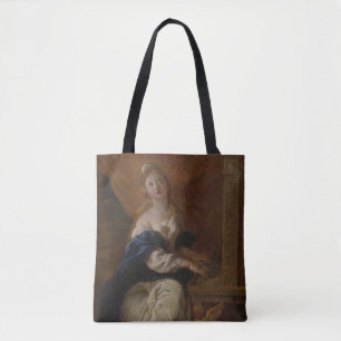 Sanktt Cecilia c.1700 (olja på papper) Tygkasse