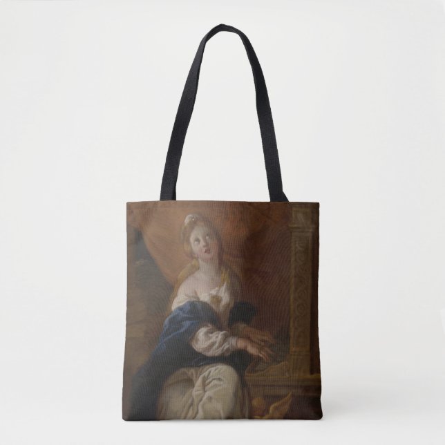 Sanktt Cecilia | c.1700 (olja på papper) Tygkasse (Framsida)