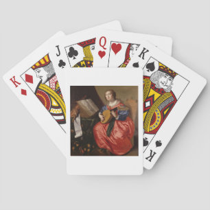 Sanktt Cecilia (olja på kanfas) Casinokort