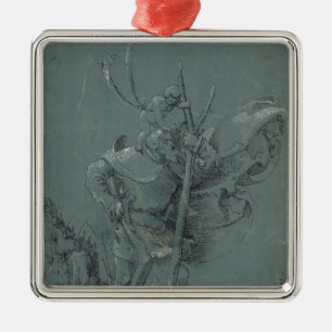 Sanktt Christopher, 1510 Julgransprydnad Metall