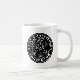 Sanktt Christopher medalj Kaffemugg