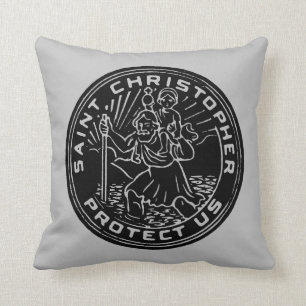 Sanktt Christopher medalj Kudde