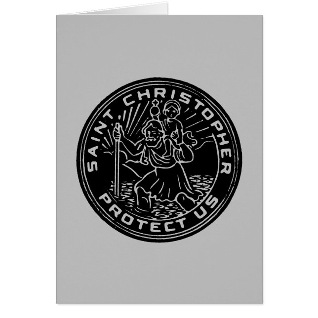 Sanktt Christopher medalj OBS Kort (Framsidan)