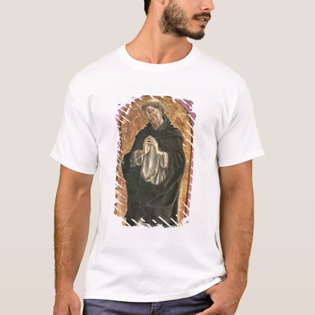 Sanktt Dominic (tempera på panel) T Shirt (Framsida)