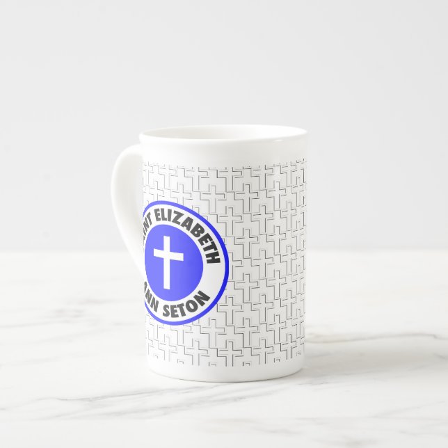 Sanktt Elizabeth Ann Seton Benporslin Mugg (Framsida vänster)