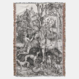 Sanktt Eustace av Albrecht Durer Filt