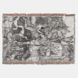 Sanktt Eustace av Albrecht Durer Filt