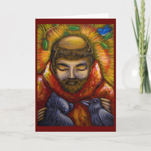 SANKTT FRANCIS AV ASSISI & DJUR 2 SKRÄDDARSY KORT