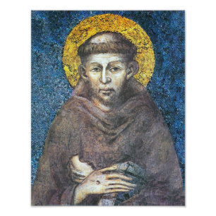 Sanktt Francis av Assisi Fototryck