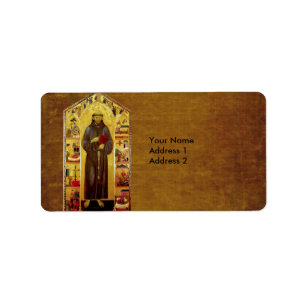 Sanktt Francis av Assisi medeltida Iconography Adressetikett