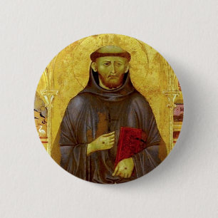 Sanktt Francis av Assisi medeltida Iconography Knapp