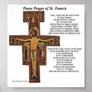 Sanktt Francis av Assisi Poster