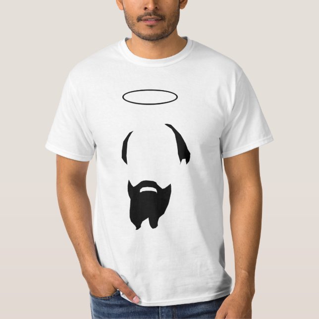 Sanktt Francis De Sale Katolik skäggmanar skjorta T-shirt (Framsida)