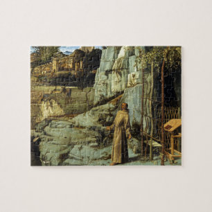 Sanktt Francis i öknen av Giovanni Bellini Pussel